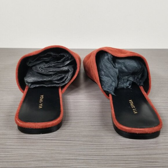Via Spiga Heather Slide Sandal, Brick Suede, Womens Size 7.5 M - Picture 5 of 11